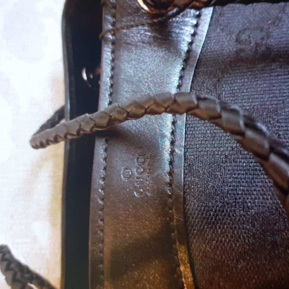 GUCCI TOTE SHOPPER BAG PURSE BLACK AUTHENTIC - Picture 2 of 15